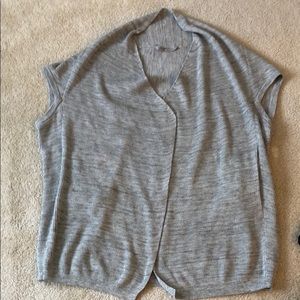 Athleta long cardigan - grey